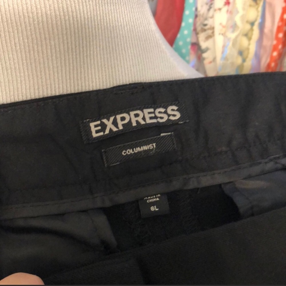 Two pair of columnist 6L express black throusers